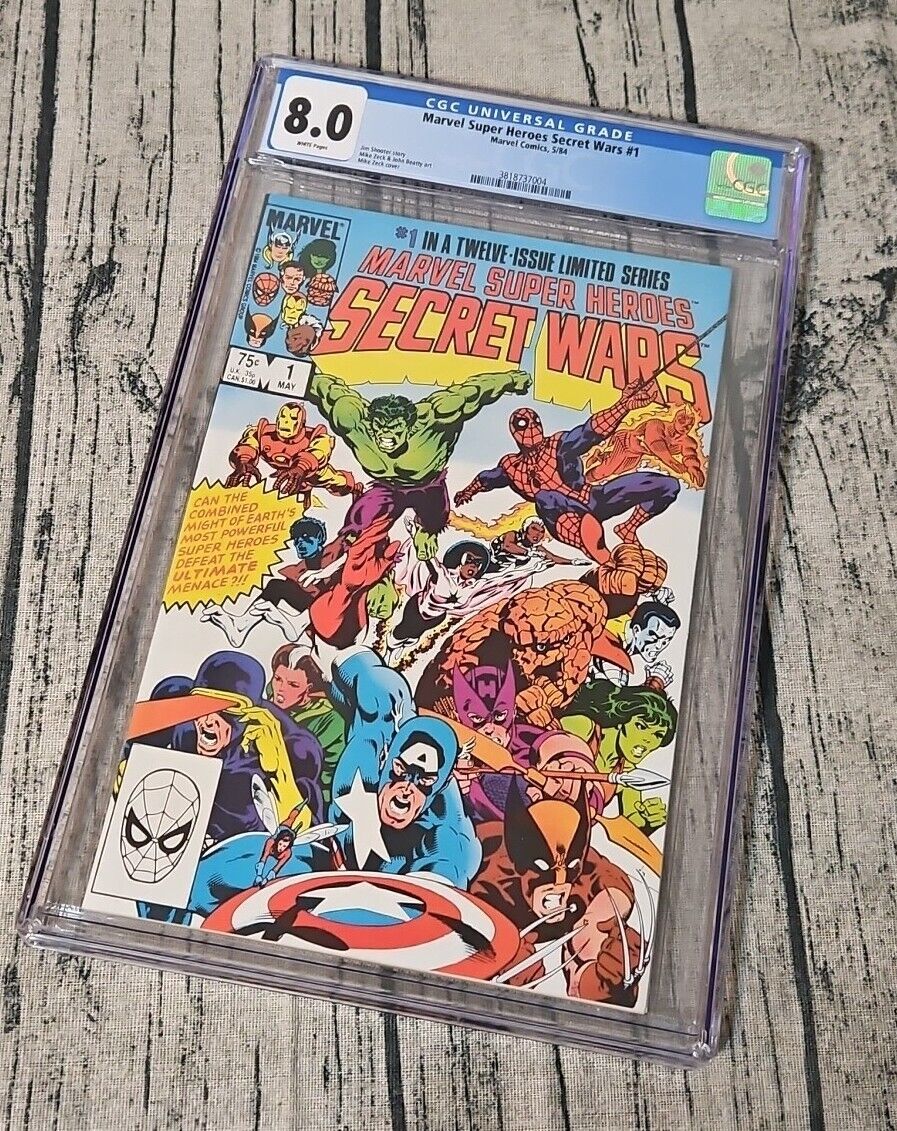 PRIMO:  MARVEL SUPER HEROES SECRET WARS #1 RARE Newsstand 1984 Marvel CGC 8.0 VF