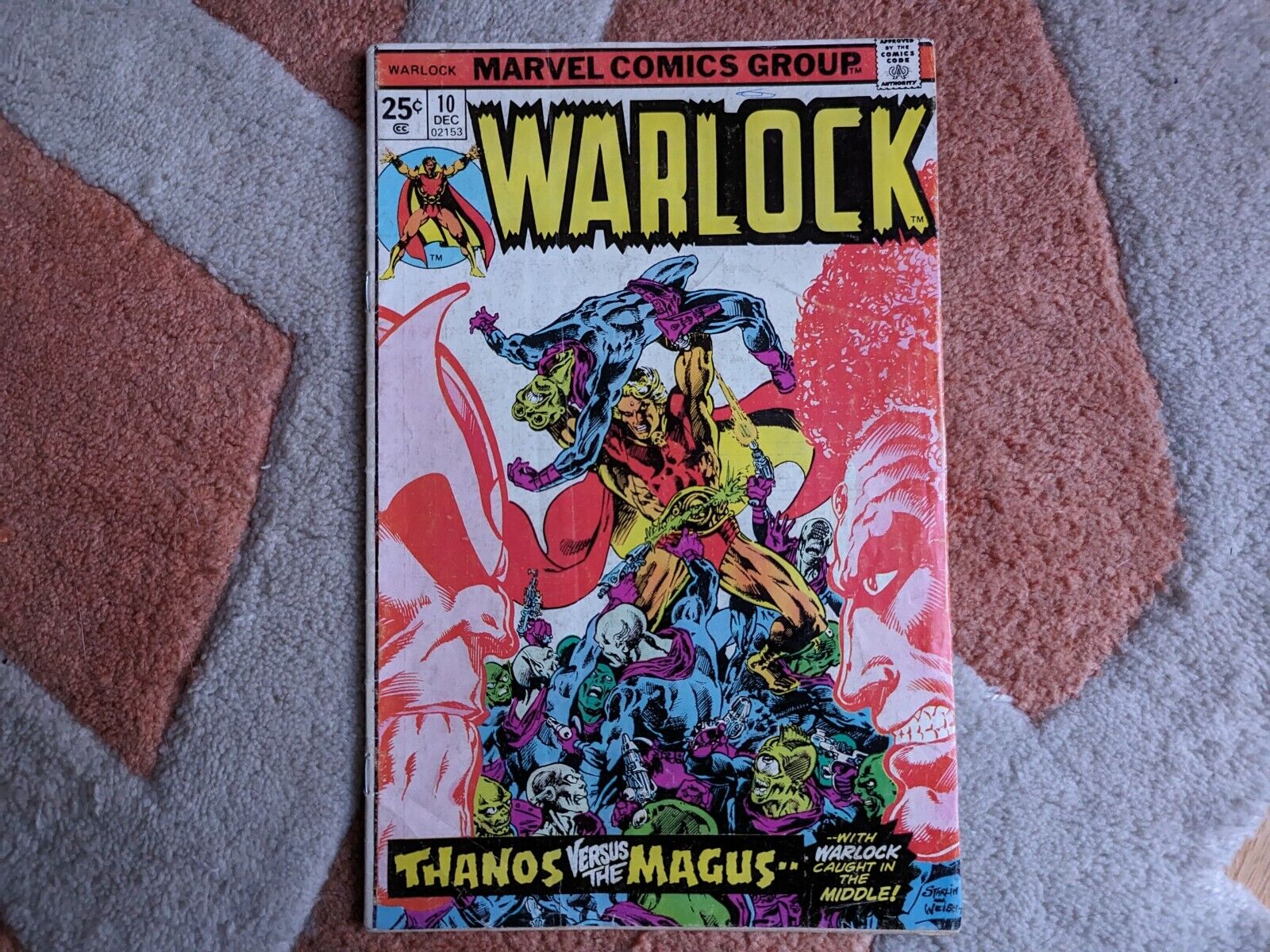 Warlock #10 - Vol. 1 - 1975 - Thanos - Magus - Marvel Comics - VG
