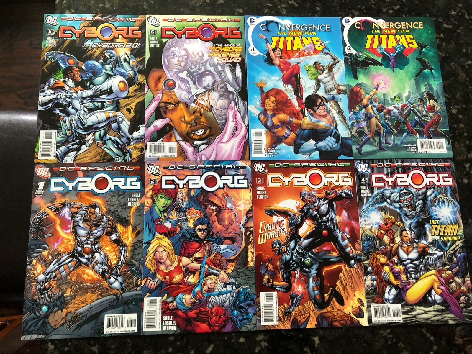 Cyborg 1-6 2008, Convergence New Teen Titans 1-2 Complete Miniseries 1 2 3 4 5 6