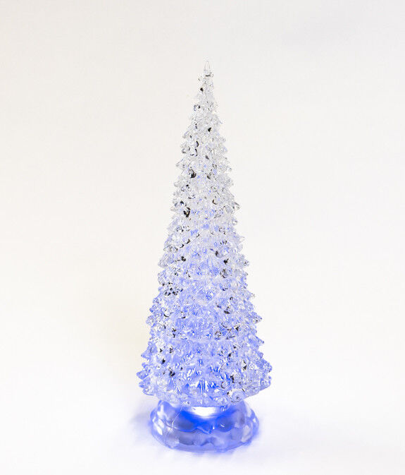 MAGIFICENT  QUALITY CHRYSTAL (looks Like The Real Thing) XMAS TREE- Free Postage