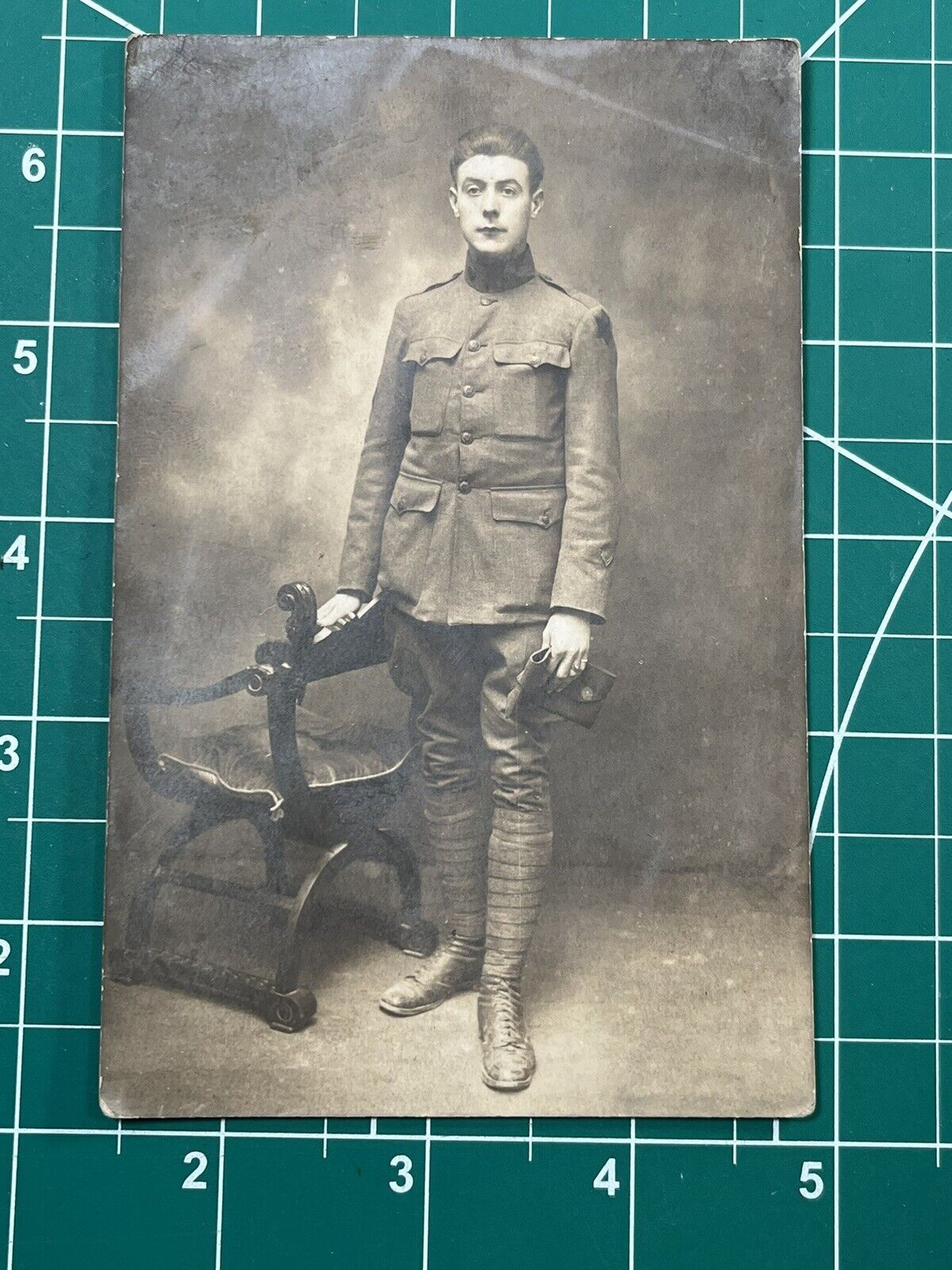 WW1 6th Infantry Division Dougboy Soldier Photo