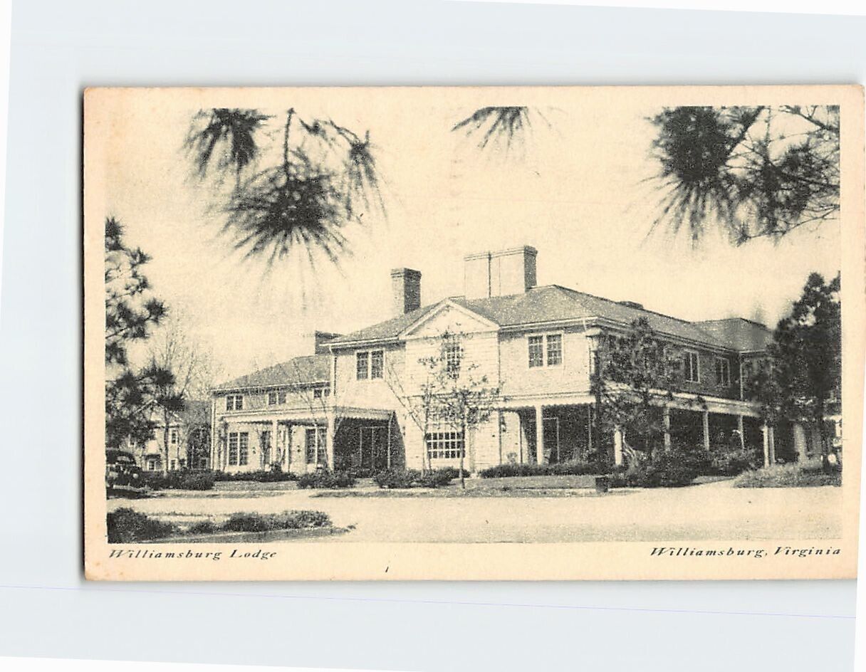Postcard Williamsburg Lodge Williamsburg  Virginia USA