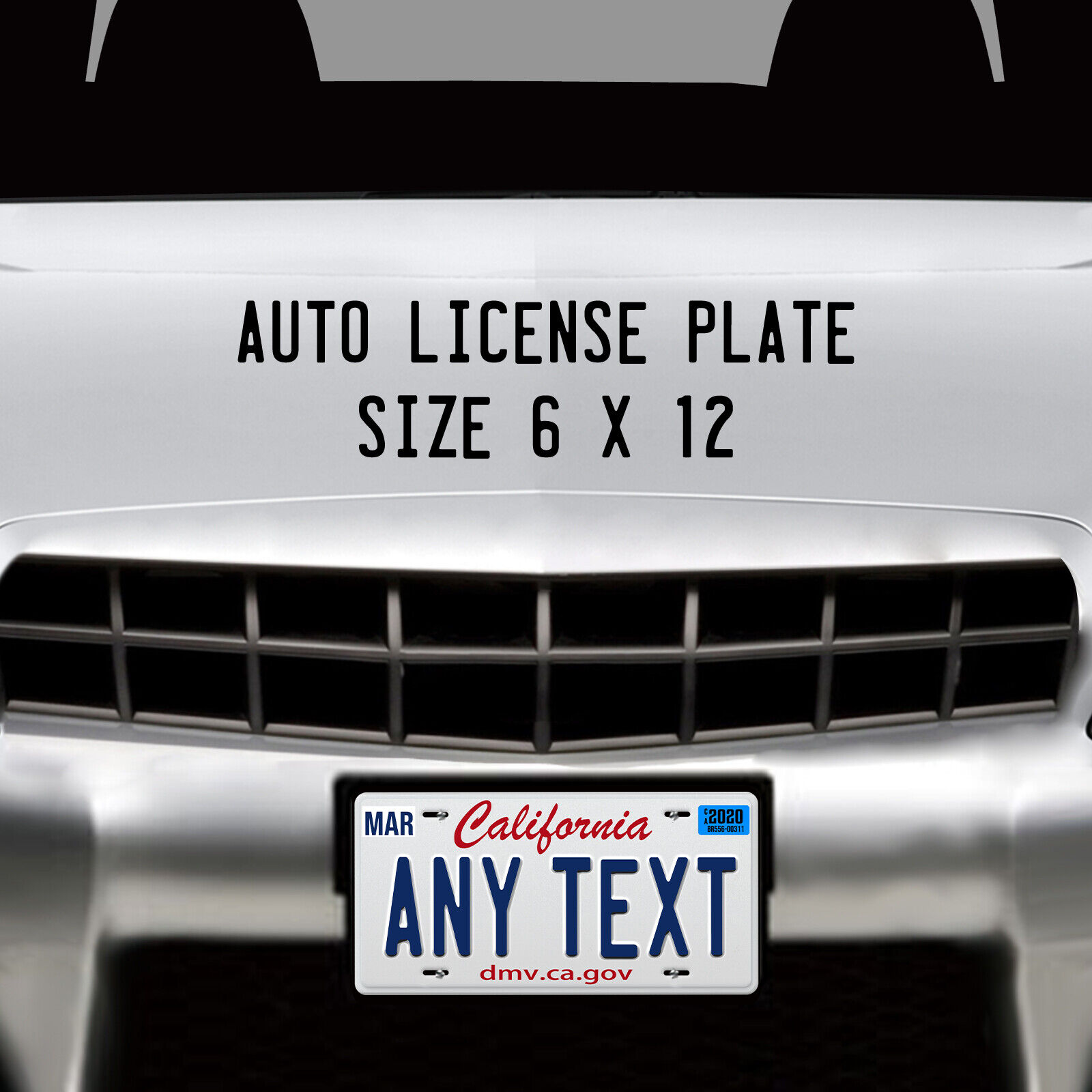 Santa Claus Mail Express Personalized License Plate Custom Tag Auto ATV Bicycle