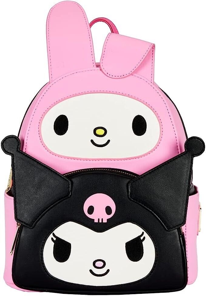 Loungefly Sanrio My Melody And Kuromi Double Pocket Mini Backpack New With Tags