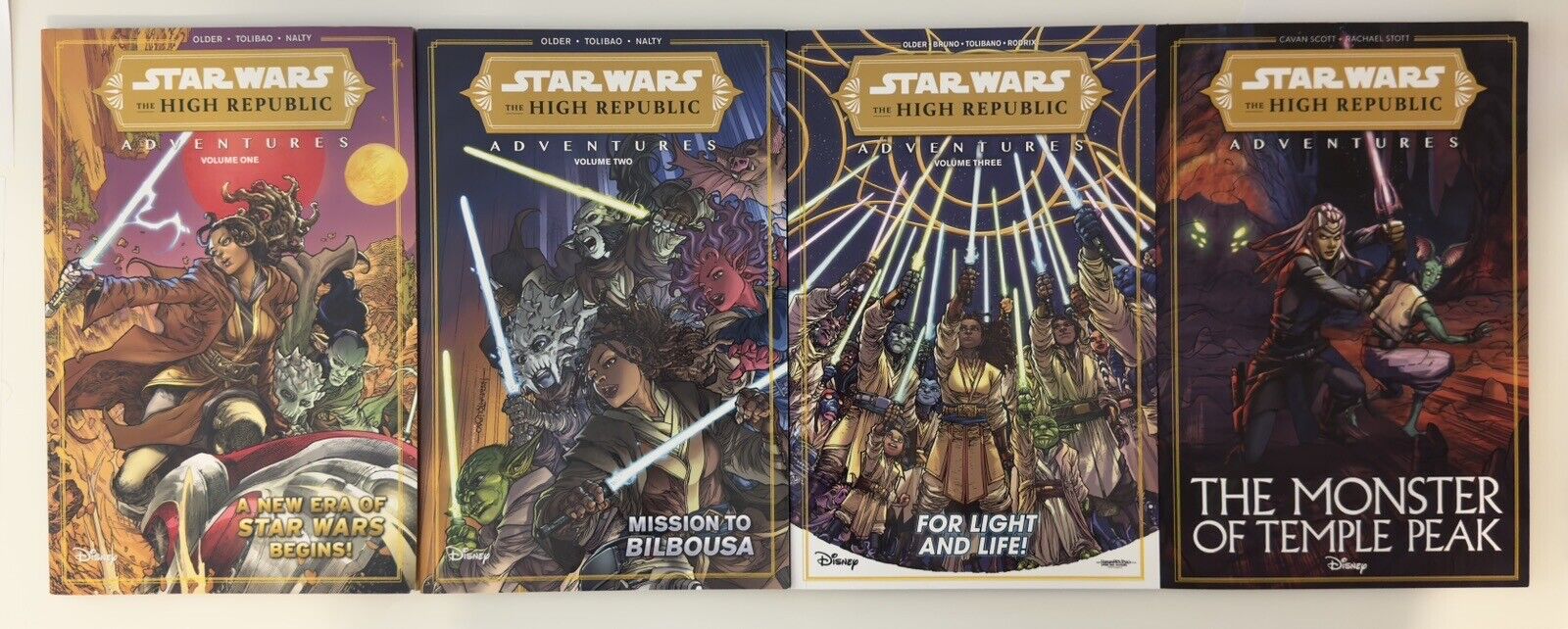 Panini Star Wars High Republic Adventures TPB Full Size Trade Paperback Lot
