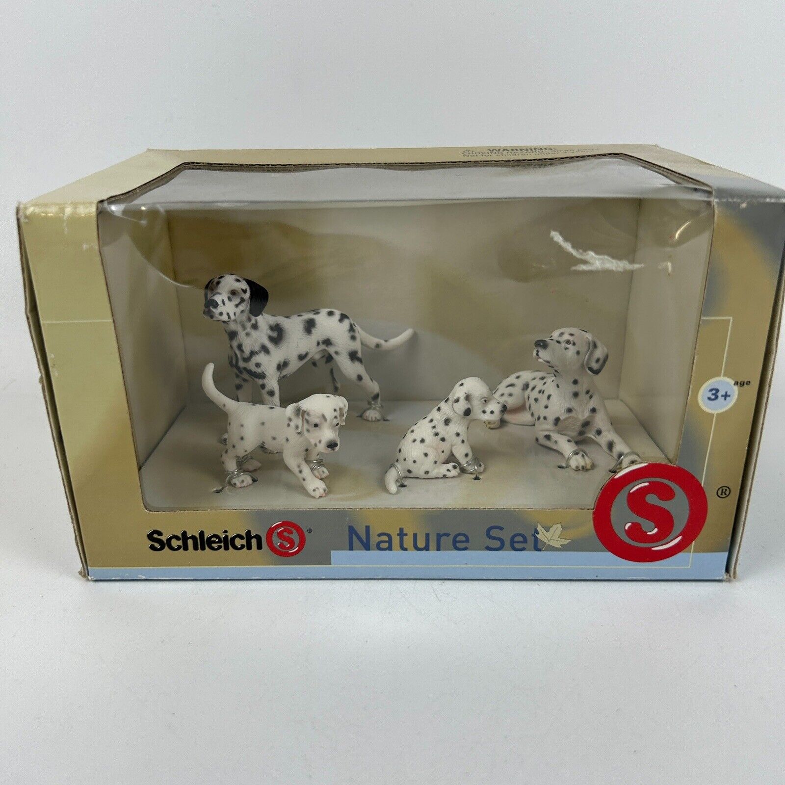 Schleich Nature Set Dalmatian Dog Family Figures New In The Box