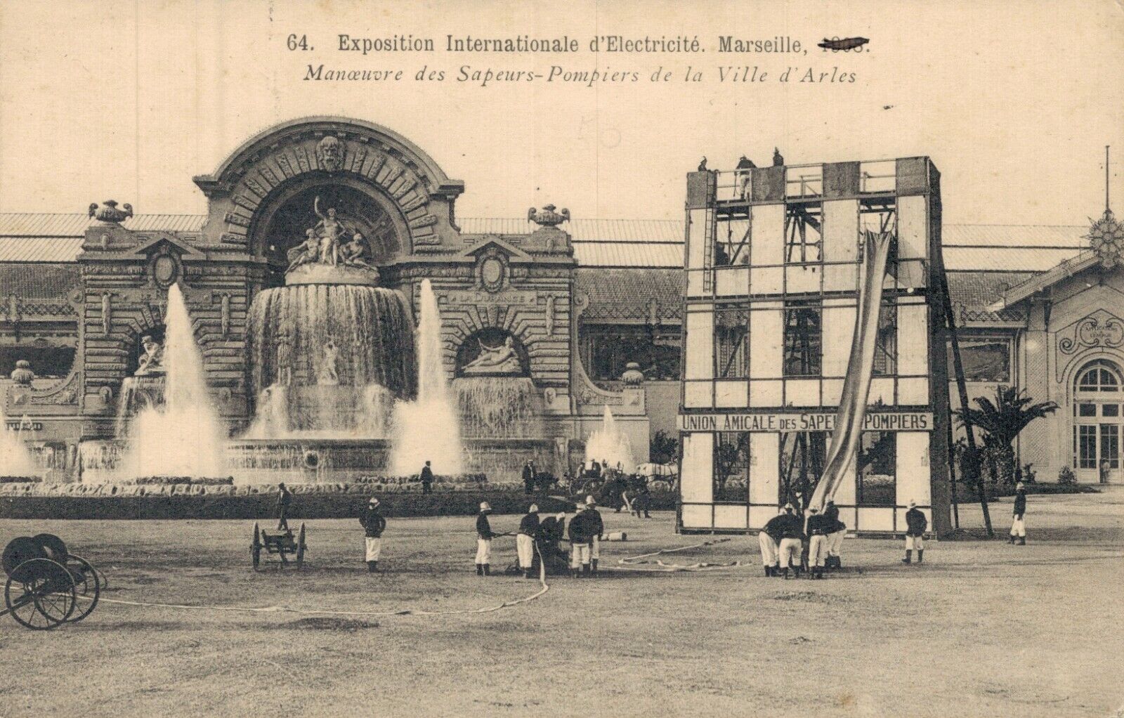 Exposition Internationale d\'Électricité Marseille Pompiers Firefighter 05.79