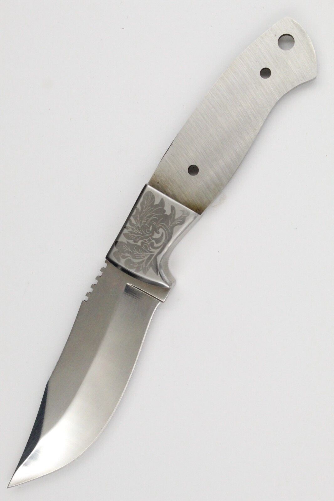 WILD BILL SKINNER KNIFE MAKING / BUILDING BLANK - STAINLESS HUNTING FIXED BLADE
