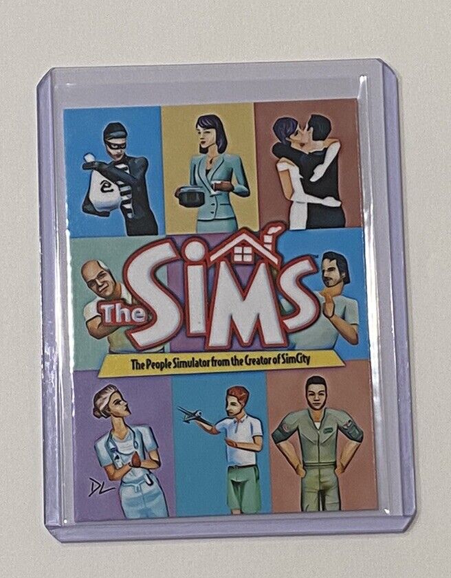 The Sims Limited Edition Artist Signed “Be Someone Else” Trading Card 2/10