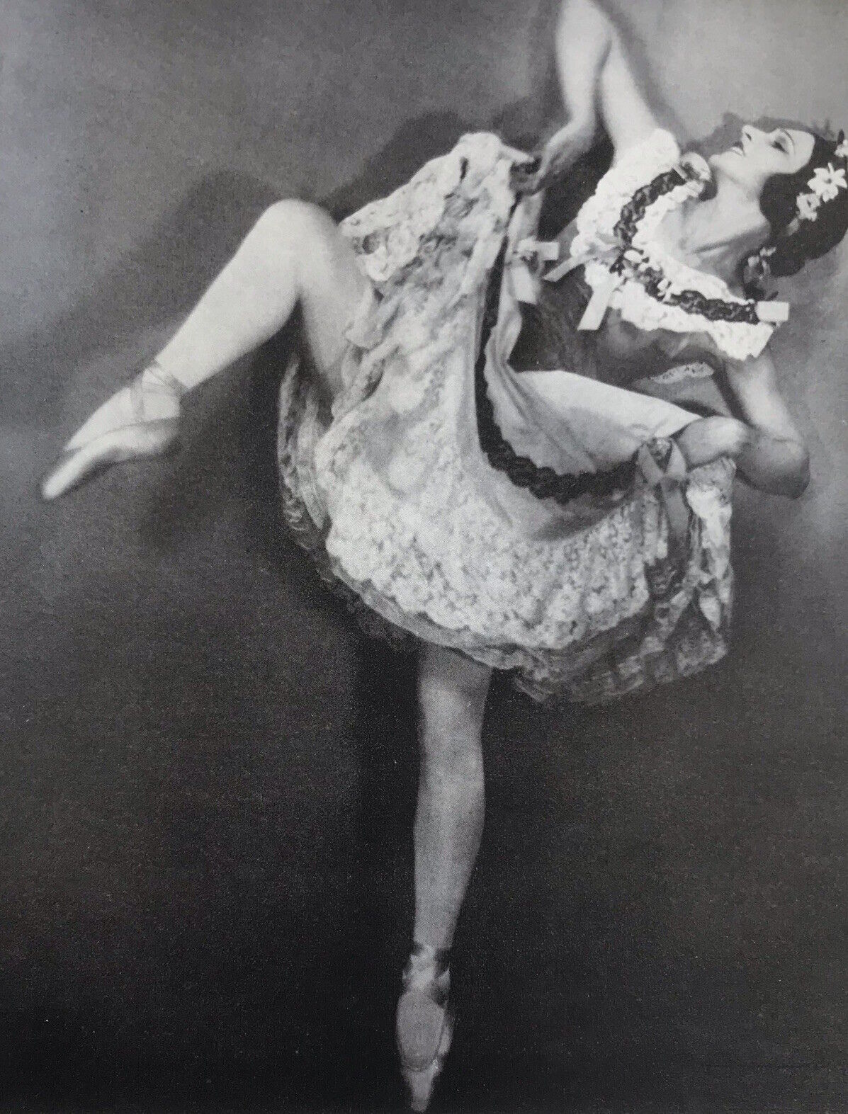 Dramatic portrait of dancer Vera Nemtchinova 1932 by Maurice Beck