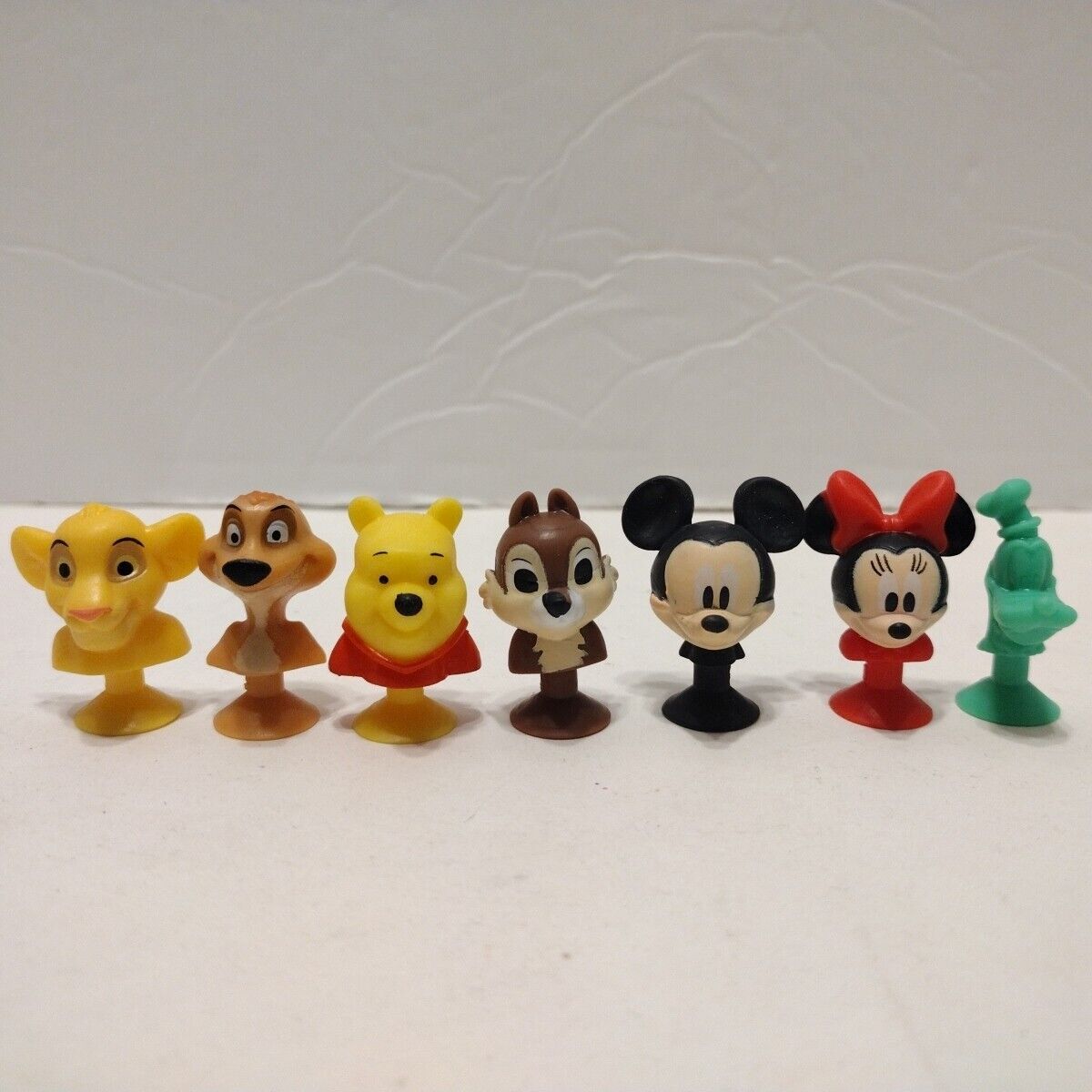 Disney Best Buddies Micropopz Lot Of 7 Mickey Minnie Pooh Simba Timon Goofy 