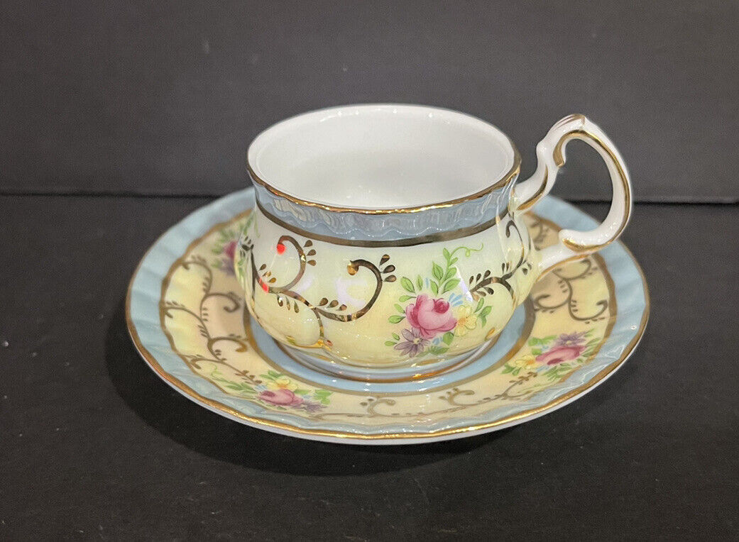 Vintage D.N.& E.I. Germany Tea Cup And Saucer