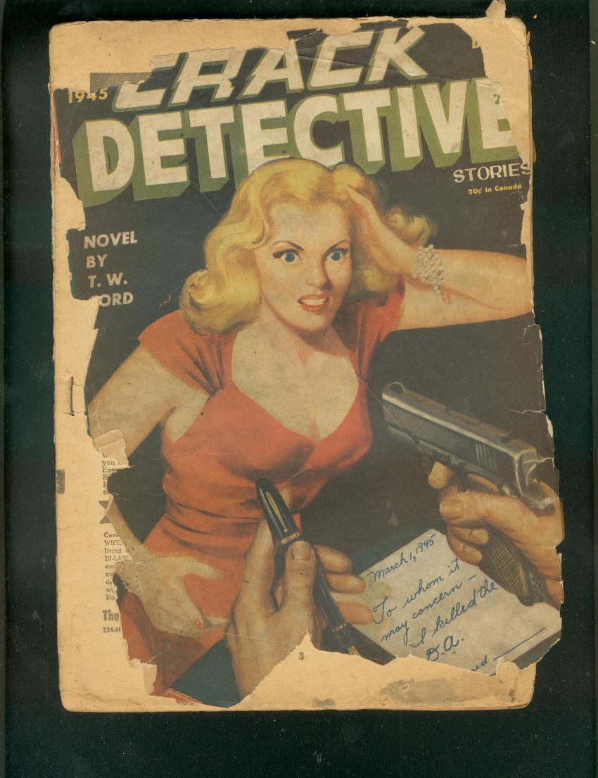 Crack Detective Stories--May 1945--Pulp Magazine--Double Action--FR