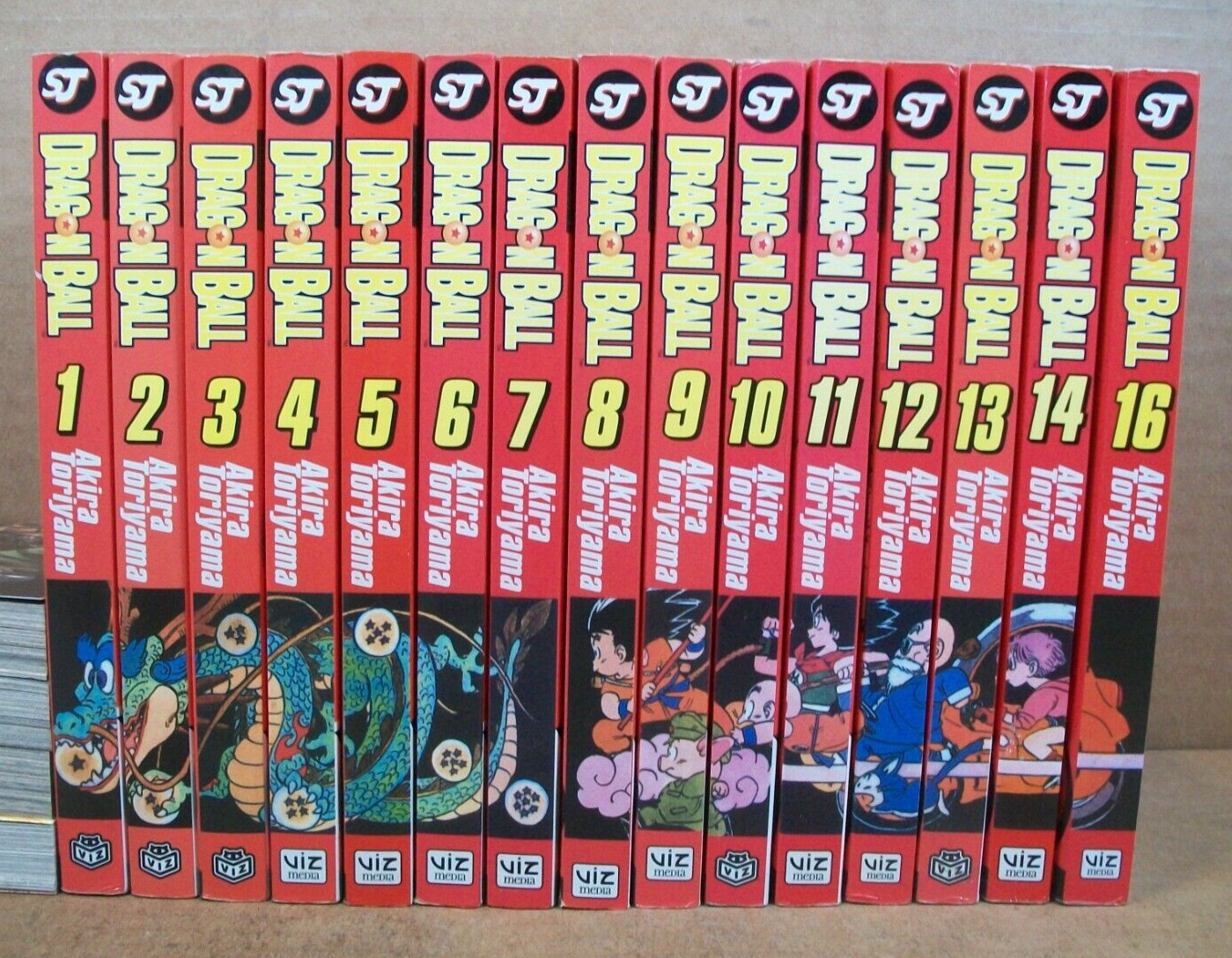 Dragon Ball - Vol. 1-14, 16 (15 Issues) ~ Akira Toriyama (Manga Graphic Novels )