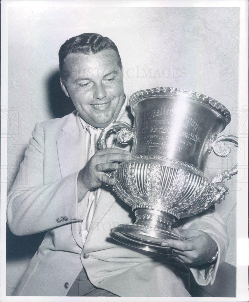 1957 Press Photo Detroit MI Golfer Gene Woodard District Championship