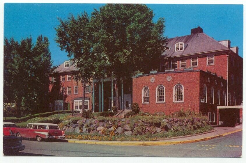Ishpeming MI The Mather Inn Vintage Postcard Michigan