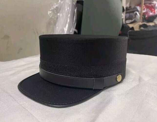Train Conductor Style Black Kepi All Size Available 