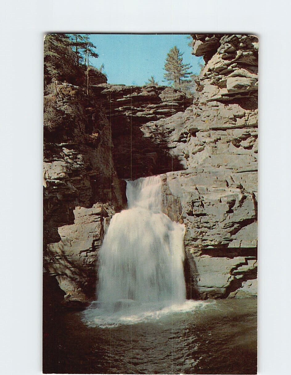 Postcard Linville Falls Western North Carolina USA