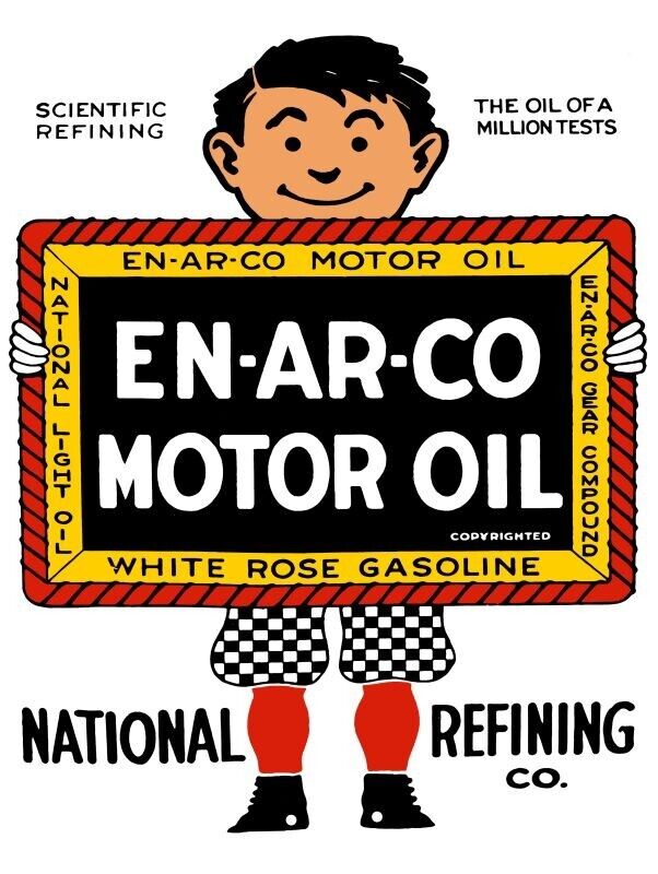 National Refining EN AR CO Motor Oil NEW METAL SIGN: 9 x 12\