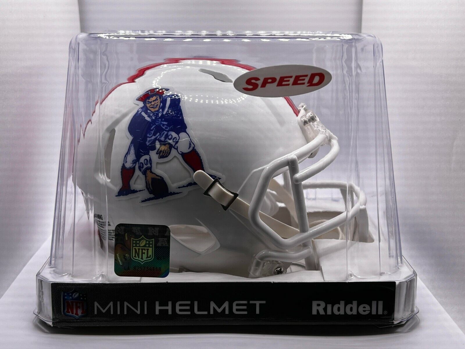 New England Patriots 1982-1989 82-89 Riddell Throwback Speed Mini Helmet
