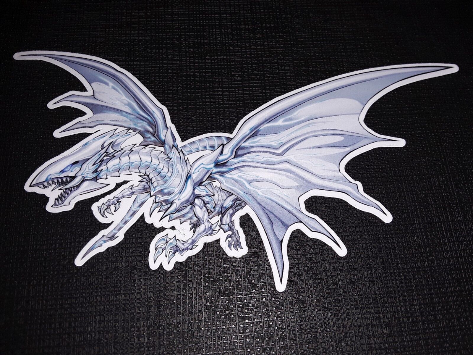 Yugioh Blue-Eyes Alternative White Dragon Glossy Sticker Anime Waterproof