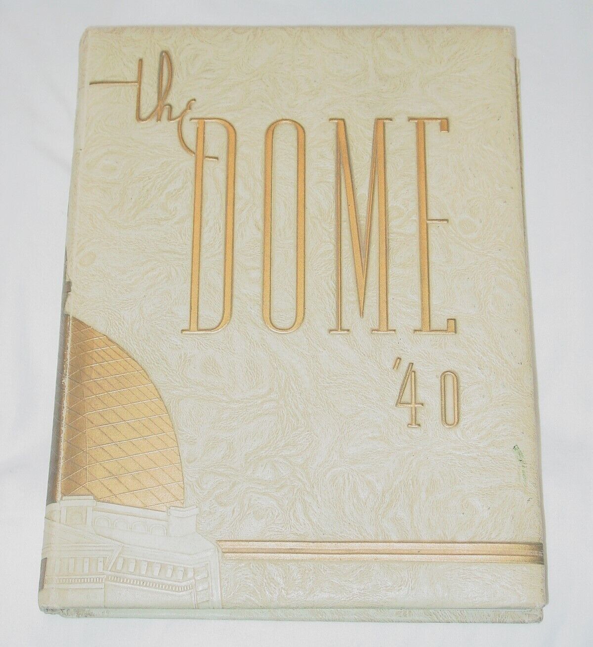 AWESOME 1940 NOTRE DAME YEARBOOK-THE DOME-COACH ELMER LAYDEN-FOOTBALL WENT 7-2
