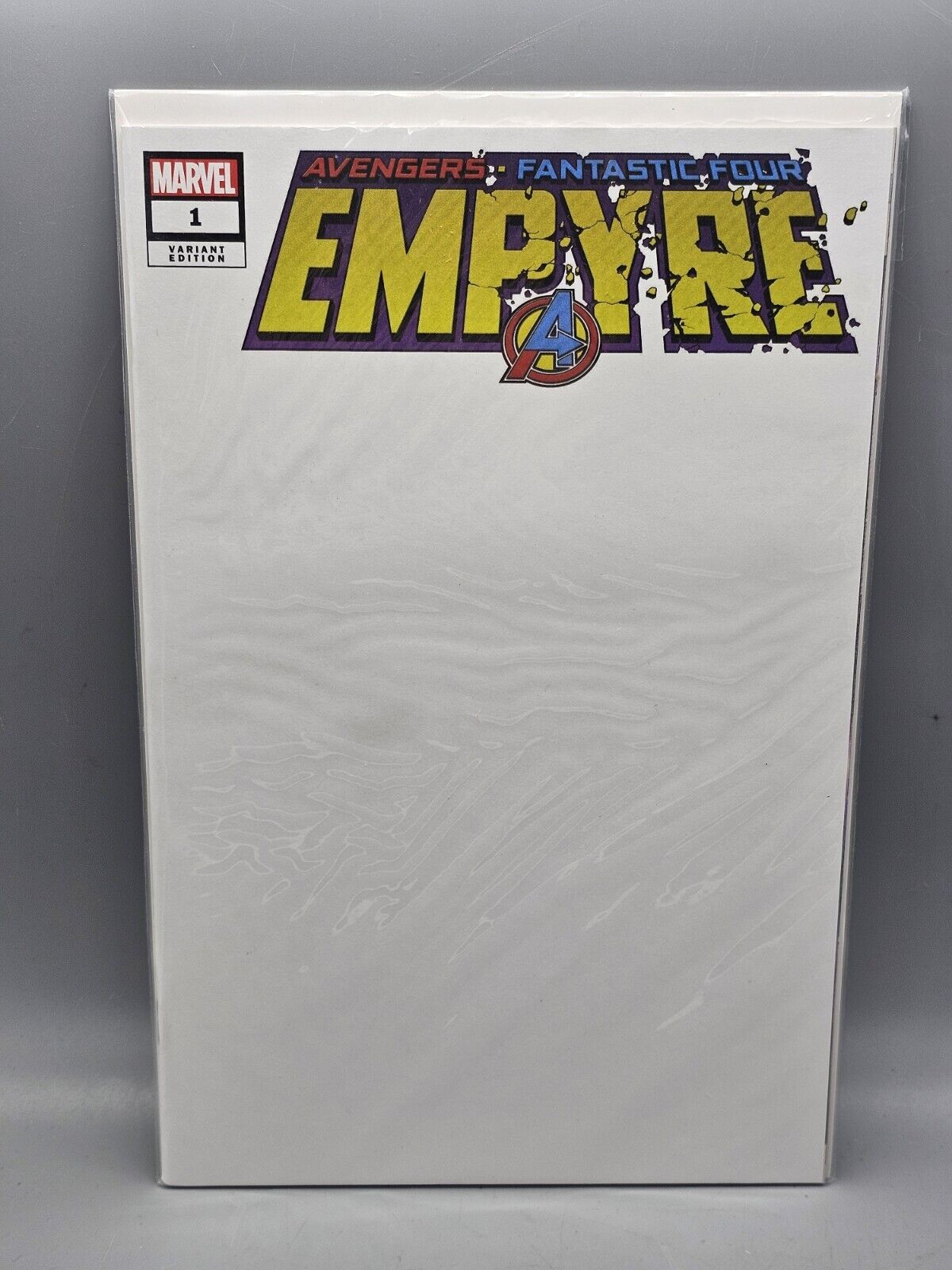 Empyre Avengers Fantastic Four Variant Blank Cover Artist Cover Comic-Con Marvel