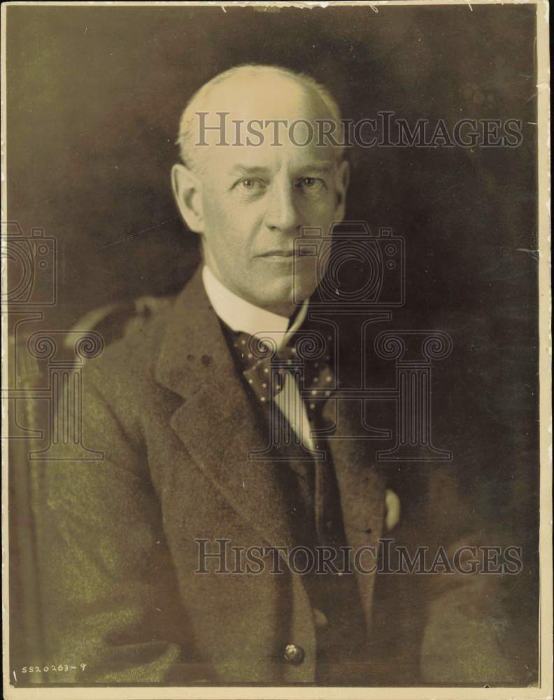 1919 Press Photo Sir John Galsworthy, British novelist and playwright.
