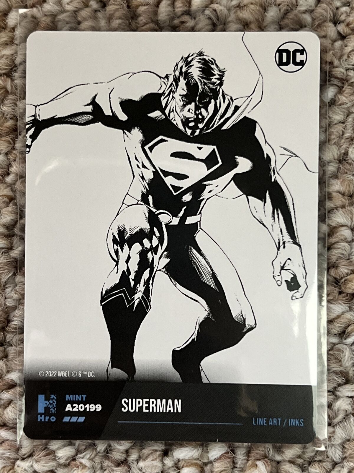 DC Hybrid Cards - Superman - Line Art / Inks - Physical Only - NM/M Condition