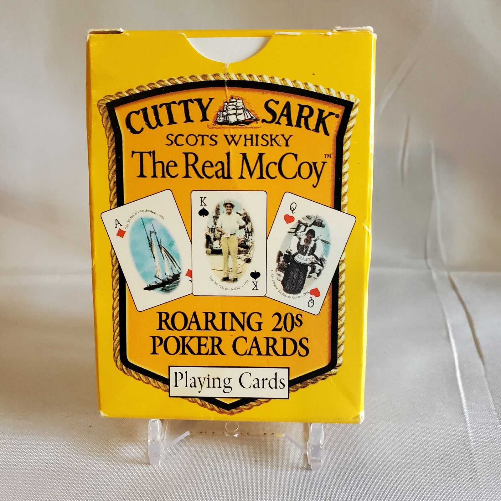 Vintage 1994 Cutty Sark Scot\'s Whisky Roaring 20\'s Poker Playing Cards