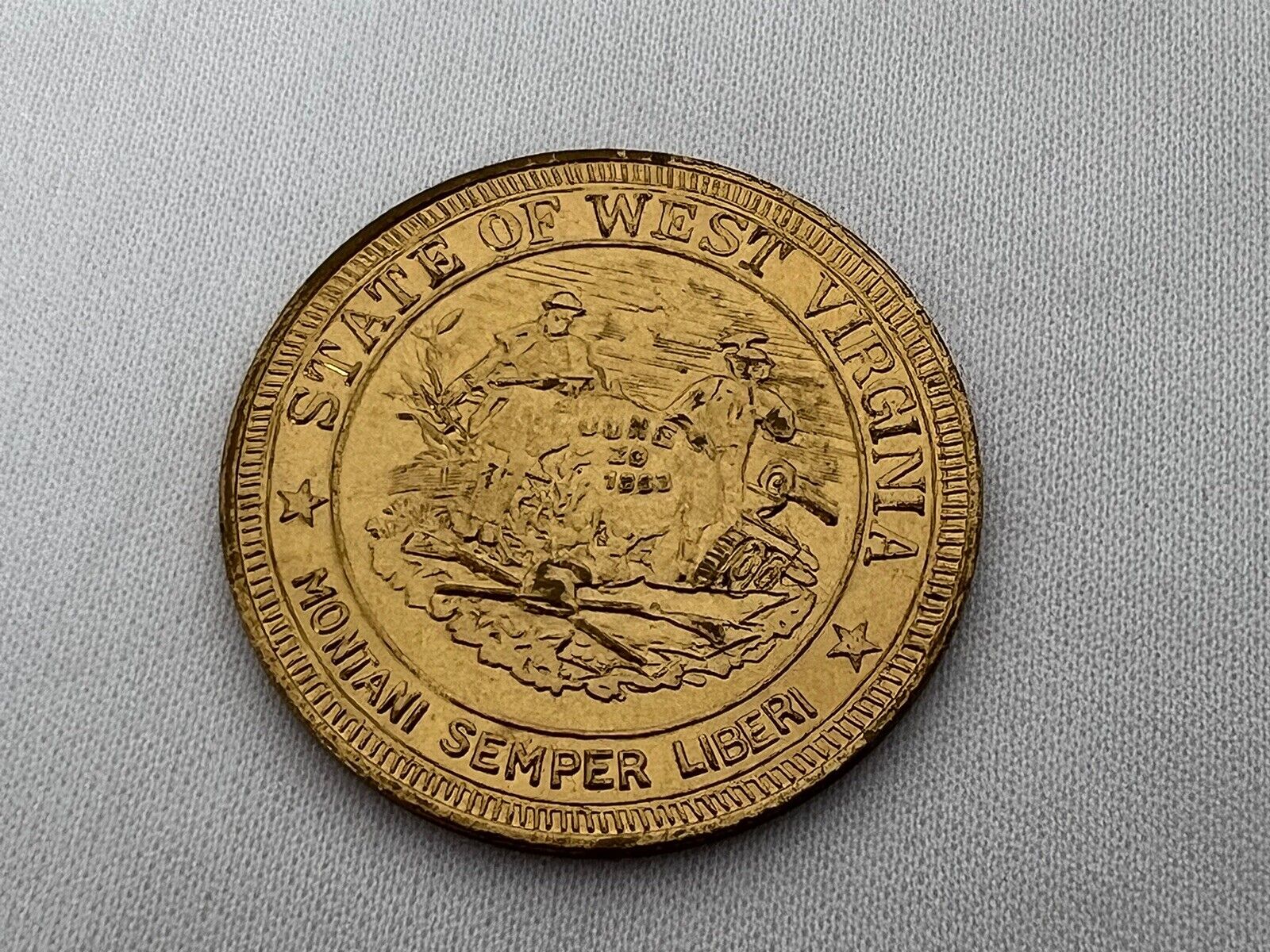 State Of West Virginia 1965 Hulett C Smith Governor Coin 27th Governor