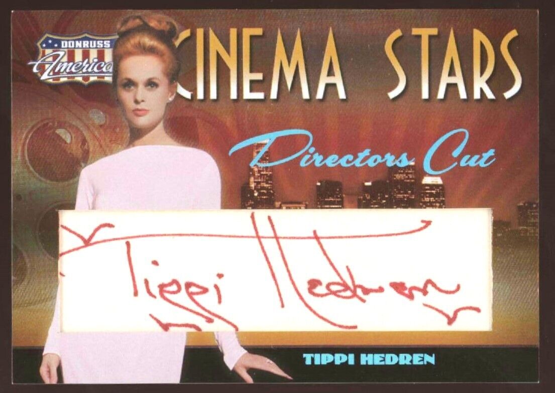 2007 Americana Tippi Hedren Cut Auto #6/25 The Birds Cinema Stars Directors Cut