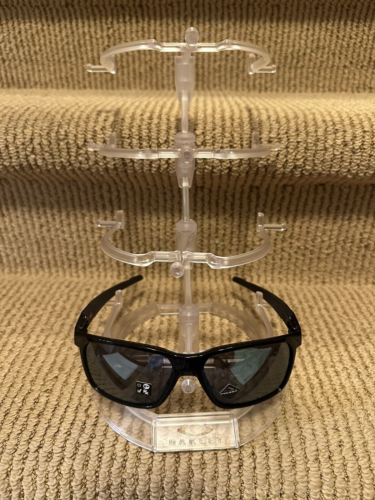Authentic OAKLEY 4.0 CLEAR 4 TIER STORE DISPLAY STAND SUNGLASSES HOLDER NIB