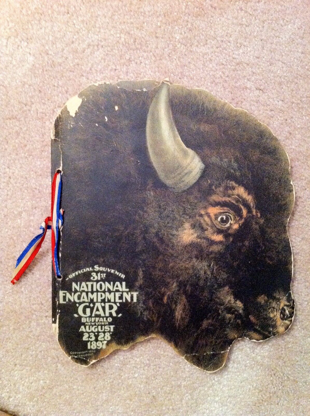 Official Souvenir 31st National Encampment Grand Army Republic 1897 Buffalo Book