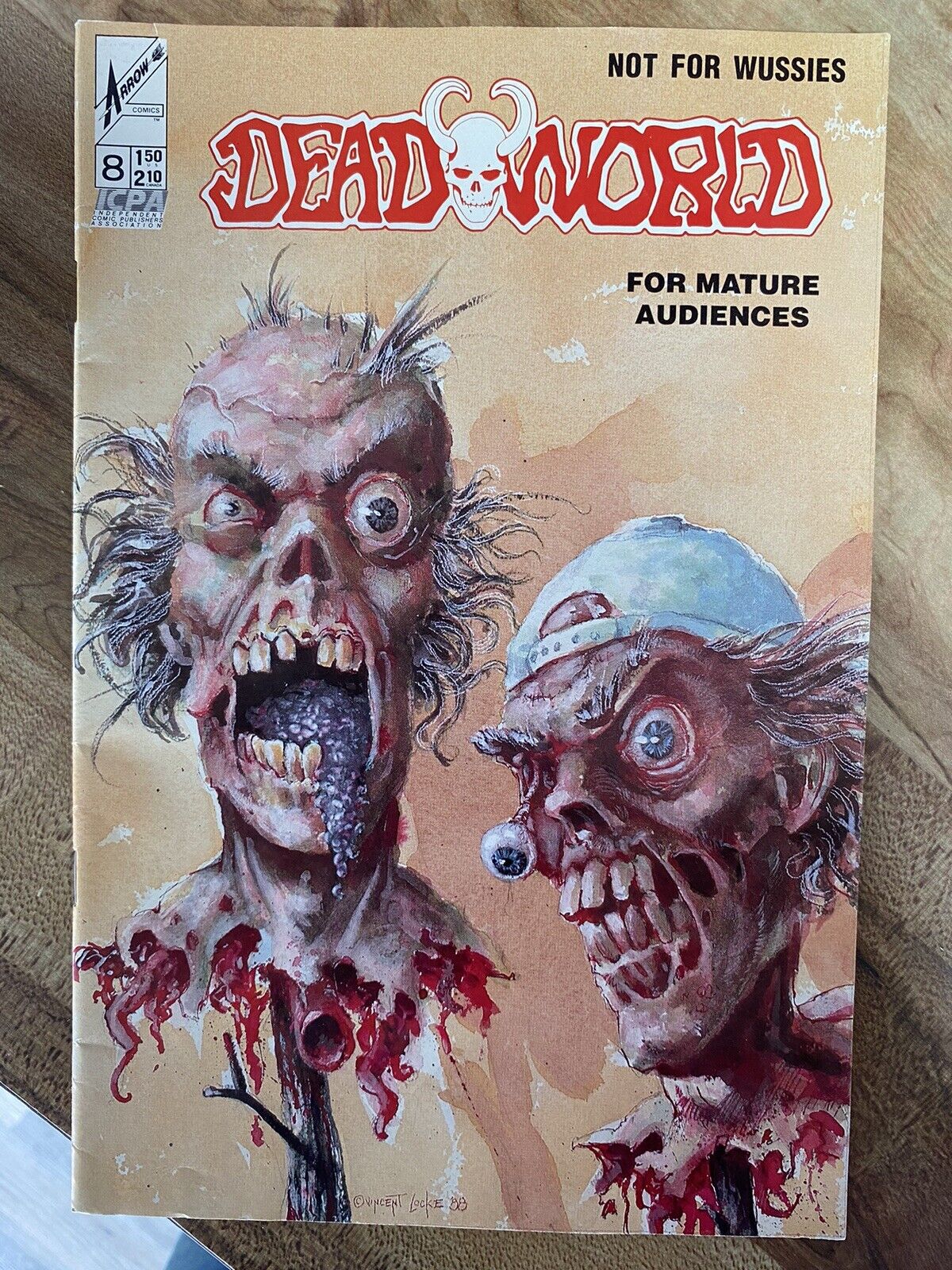 Deadworld (Vol. 1) #8A  Arrow Comics | Vincent Locke -