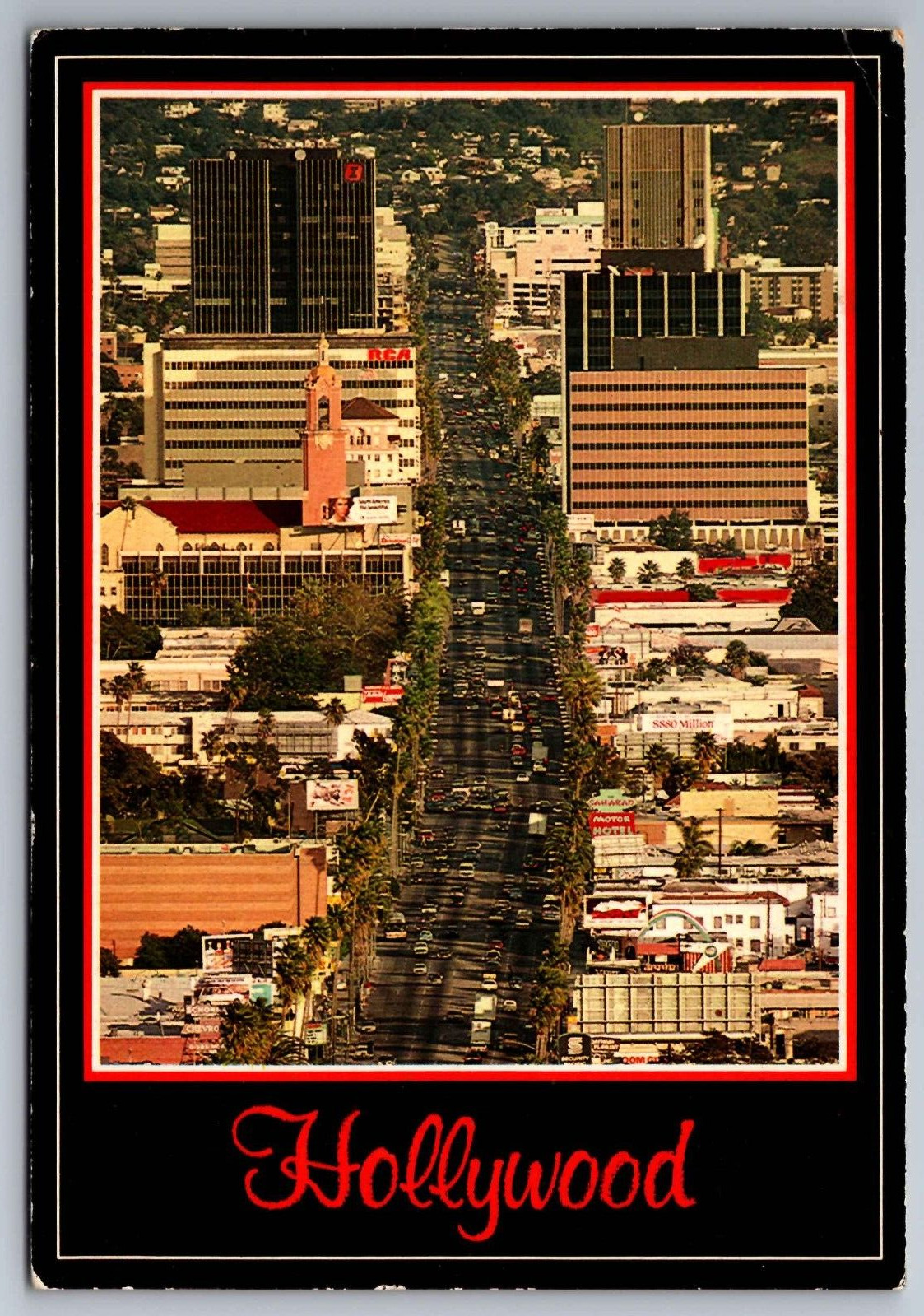 Postcard Sunset Boulevard Hollywood California Film Capital of the World  G 4