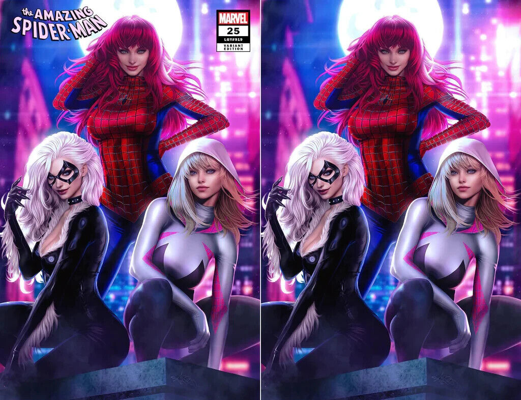 The Amazing Spider-Man #25 Ariel Diaz Variant Cover Set Marvel Comics 2023