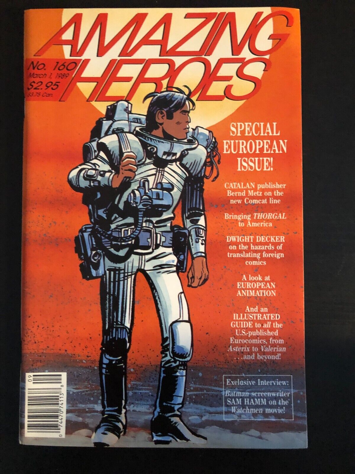Fantagraphics AMAZING HEROES #160 - (1989) -  European Comics