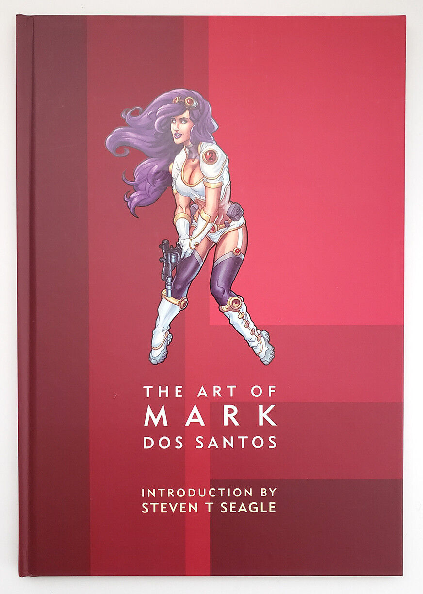 The Art of Mark Dos Santos (2012, 1st Edition, Signed) Comic Art Book