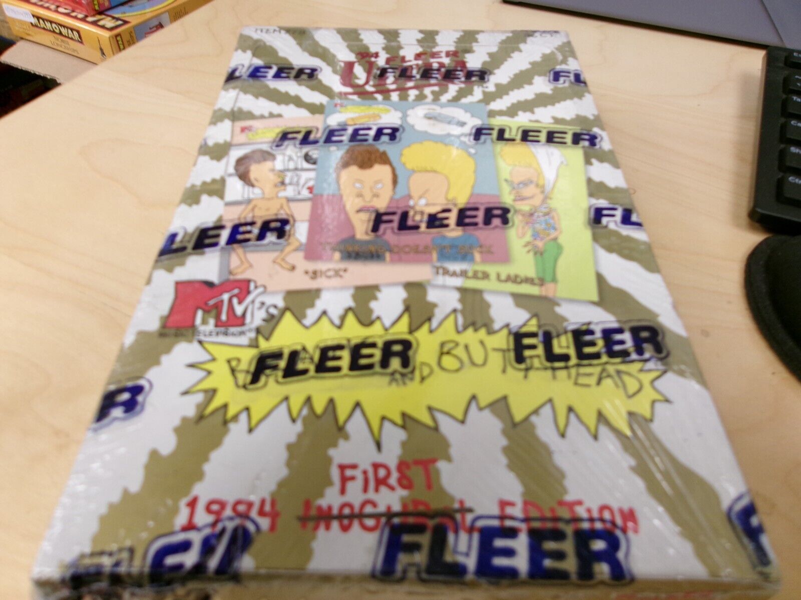 1994 FLEER  MTV BEAVIS AND BUTT-HEAD TRADING CARDS HOBBY BOX NEW SEALED 1st Ed.