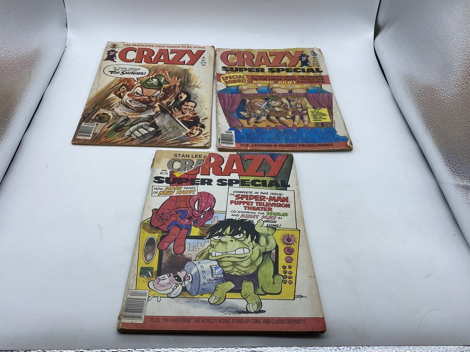 Crazy Magazine Lot Early 80’s 
