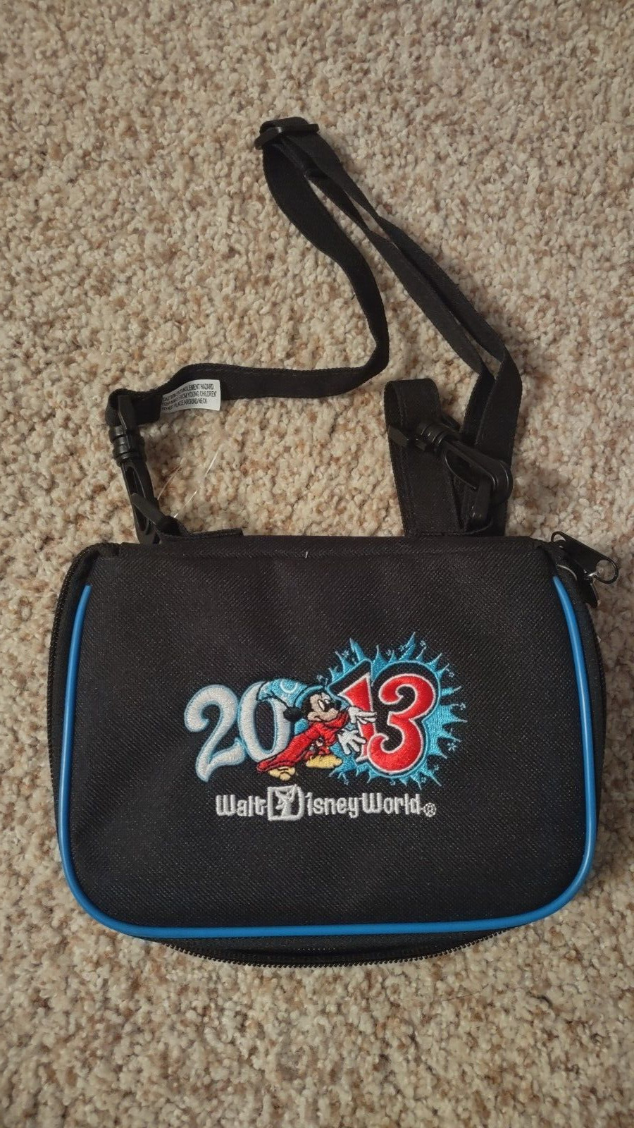 2013 Walt Disney World Sorcerer Mickey Pin Trading Collector Bag, hard to find