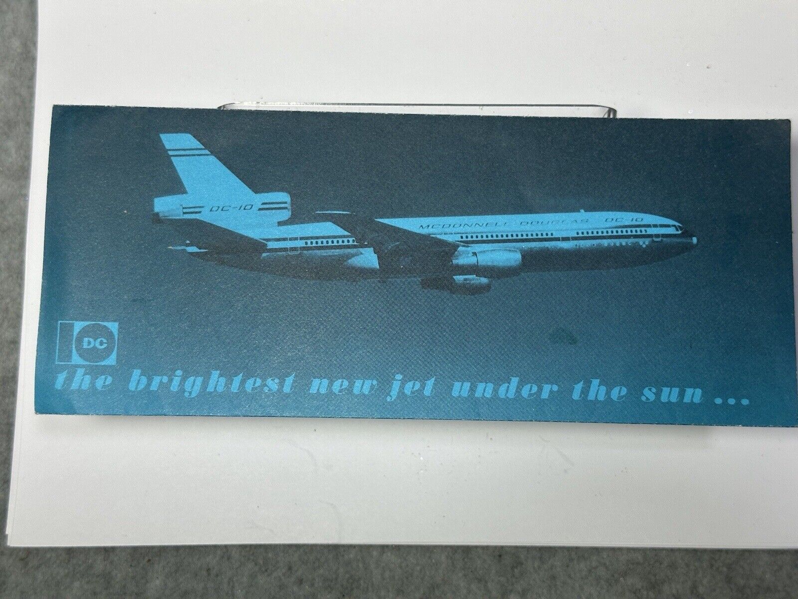 DC AIRPLANE  BOOKLET the brightest New jet under the SUN VINTAGE BOOKLET