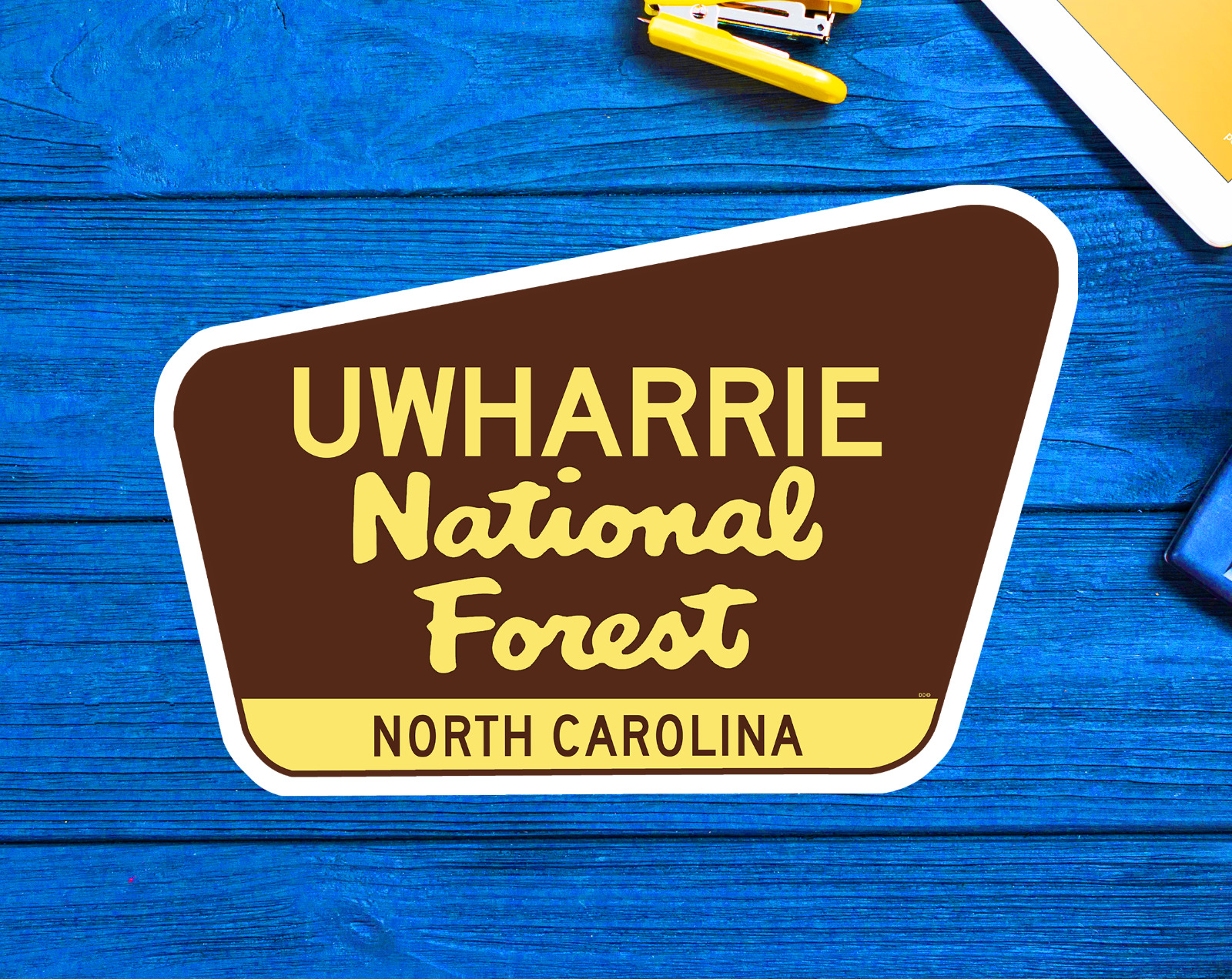 Uwharrie National Forest Decal Sticker Vinyl North Carolina 3.75\