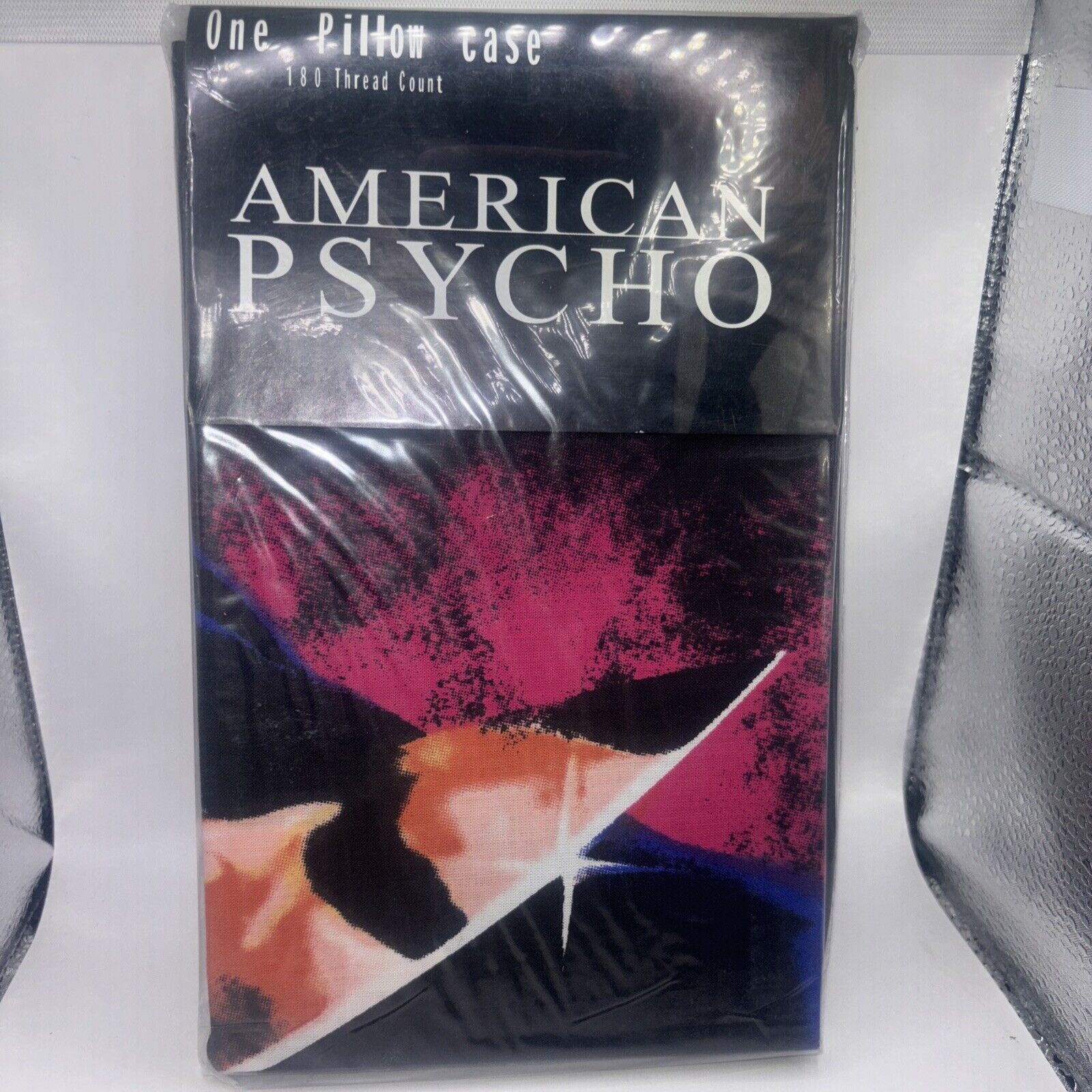 2005 Neca “American Psycho” Pillow Case 180 Thread Count New For 20 X 26” Pillow