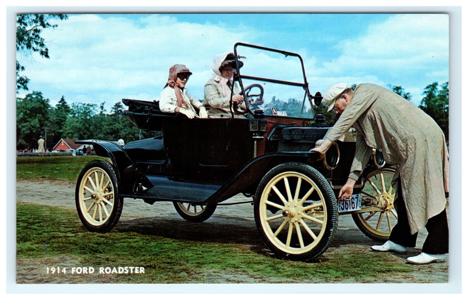 1914 Ford Roadster Early Automobile Transportation