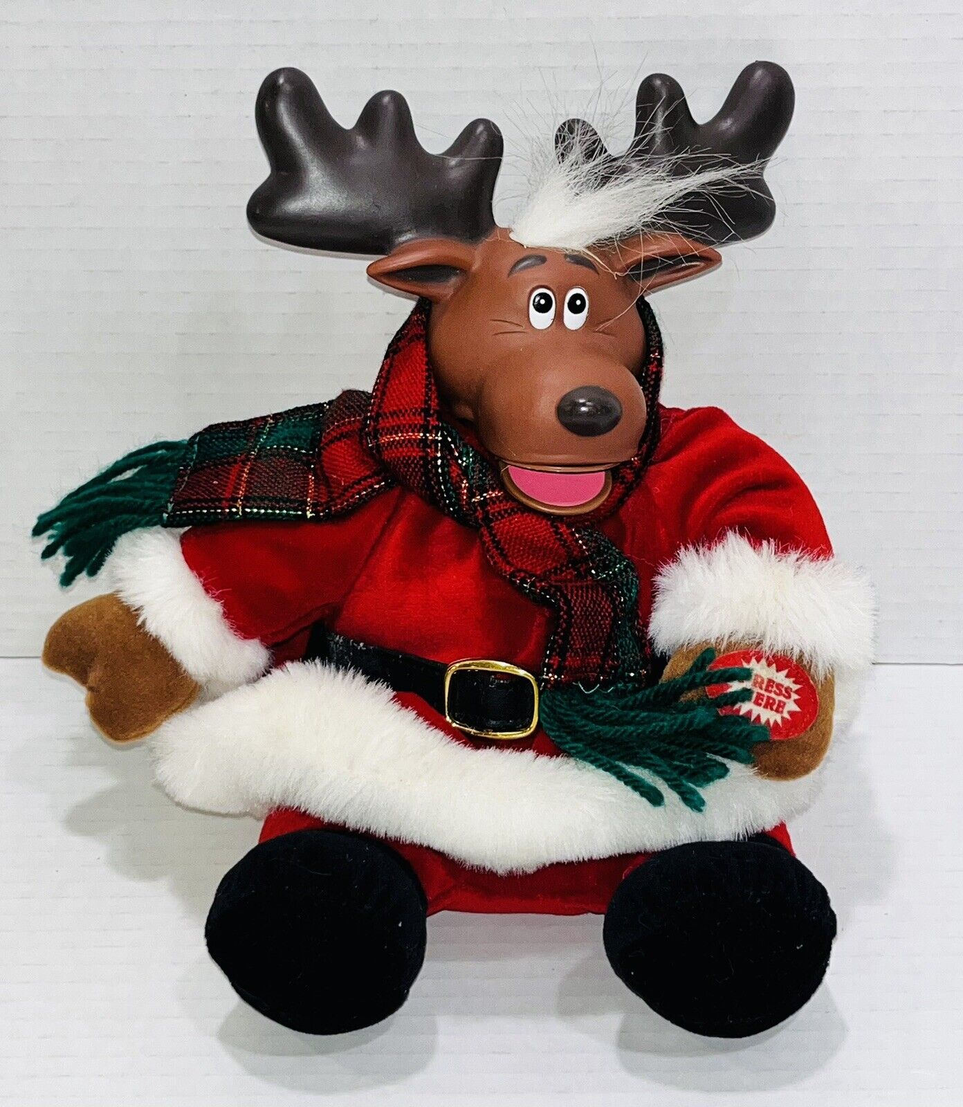 VTG DanDee Animated Christmas Singing Reindeer \