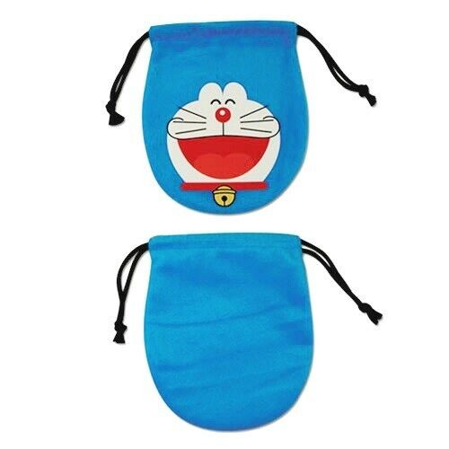 Doraemon Plush Drawstring Small Bag pouch Fujiko Pro Officially Licensed NEW