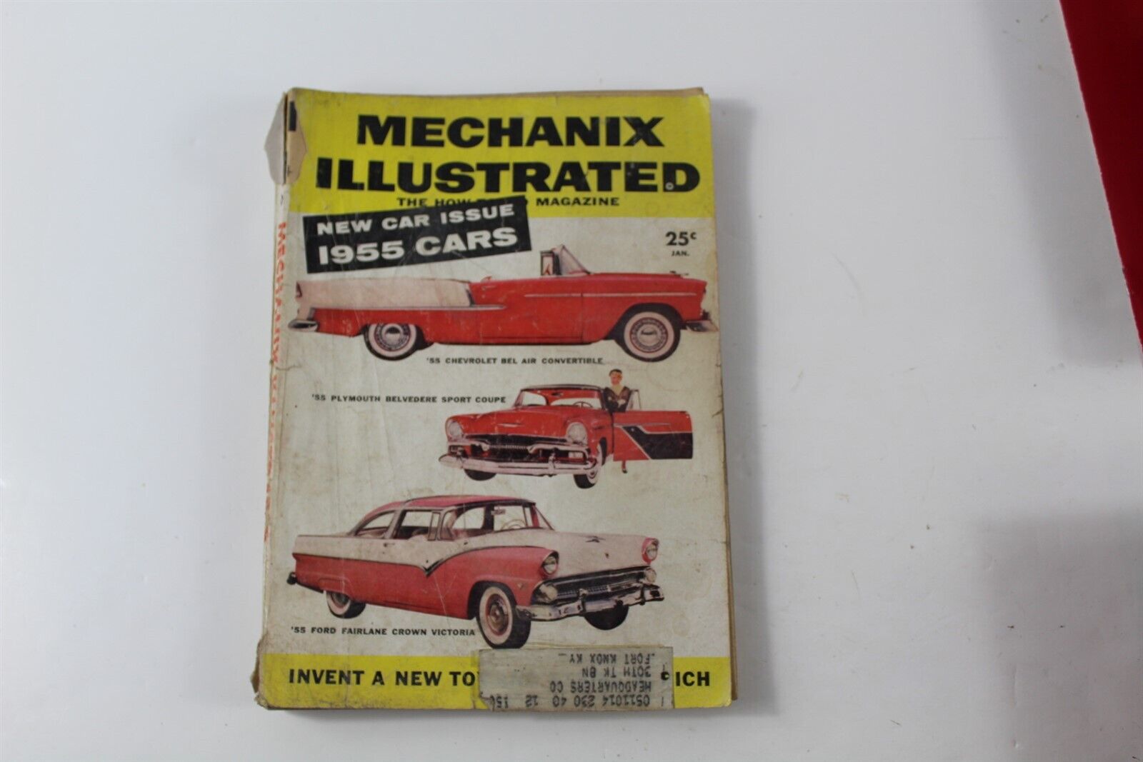 1955 Collectible Mechanix Illustrated Magazine New Car Issue 1955 Cars