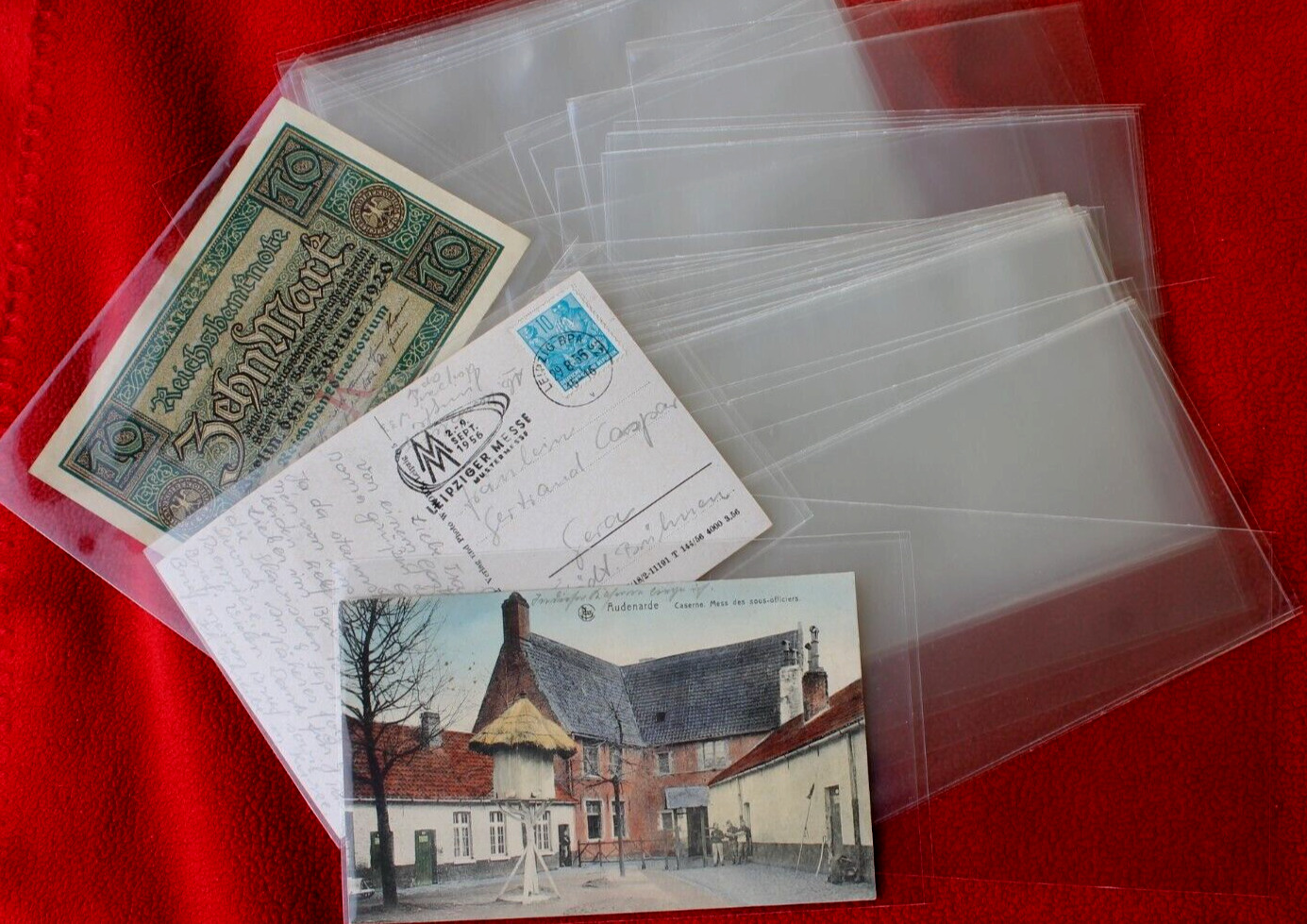 2000 Ansichtskartenhüllen Postkartenhüllen Cases Old Ak 3 25/32x5 27/32in 75MY